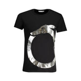 Trussardi Black Cotton T-Shirt -   -  Trussardi.